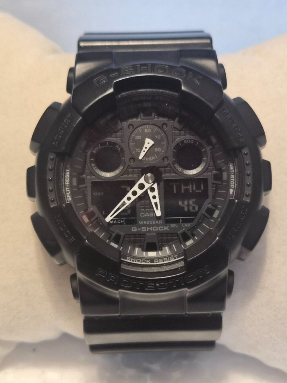 Casio G Shock Matte black finish Digital and Analog